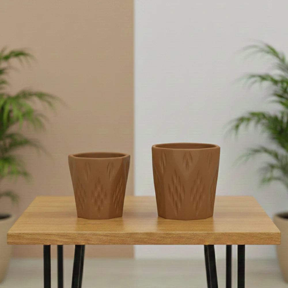 10 Pahal Argle Ceramic Pot – Elegant Decorative Planter (4.5″ x 5″)